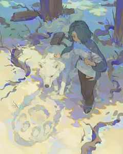 【板绘欣赏】namendart的插画作品，极具氛围及故事性~