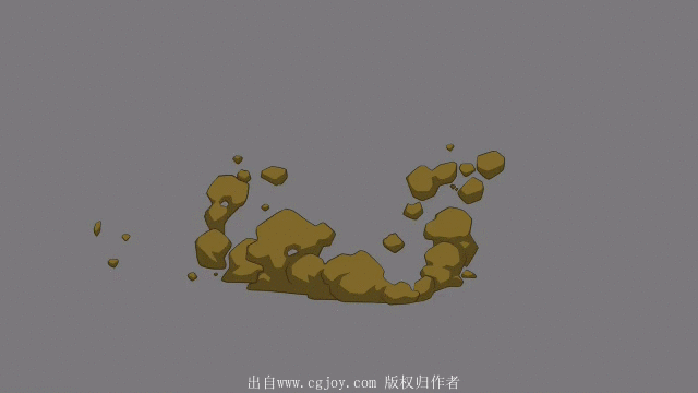 2D 卡通特效 火 水 烟 GIF+视频...