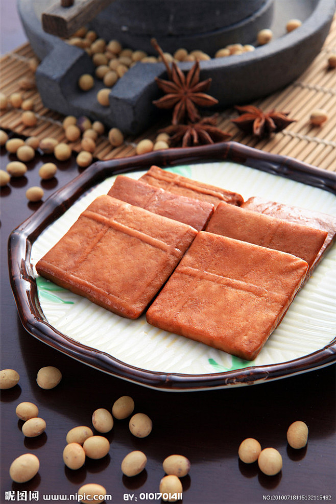 卤豆干