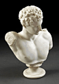 An Italian Grand Tour Marble Bust of Hermes