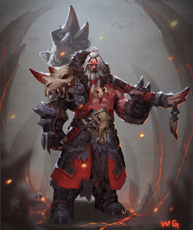 Viking chieftain, Da...