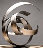 damon hyldreth KNOT #53S Stainless Steel, Steel 32 x 32 x 19 in 2013 edition 7