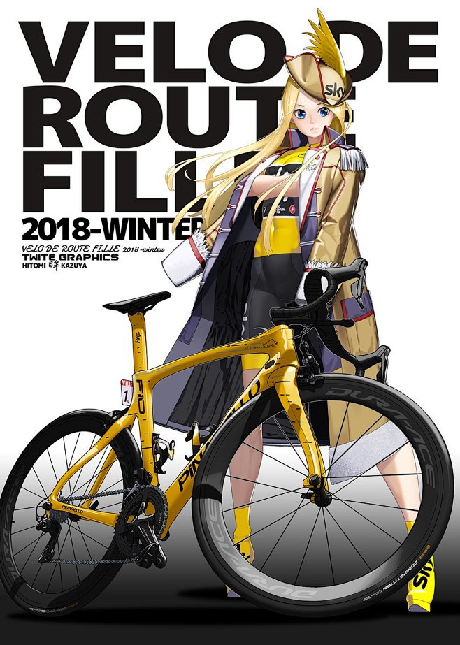 推特画师hitomis笔下的公路车与纸片人合集看图公路车吧百度贴吧