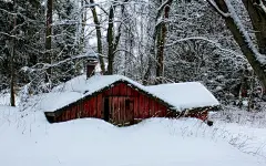 芬兰雪景自然美景图片电脑高清桌面壁纸