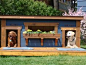 Duplex dog house. My doggies will have one this year.