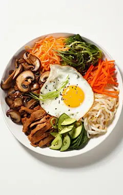 美味美食减脂餐凉拌菜素材图片
