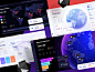 Orion UI kit - Charts templates & infographics in Figma space infographic desktop web product infographics machine learning statistic charts widget planet earth figma template ux ui dashboad chart map world map planet