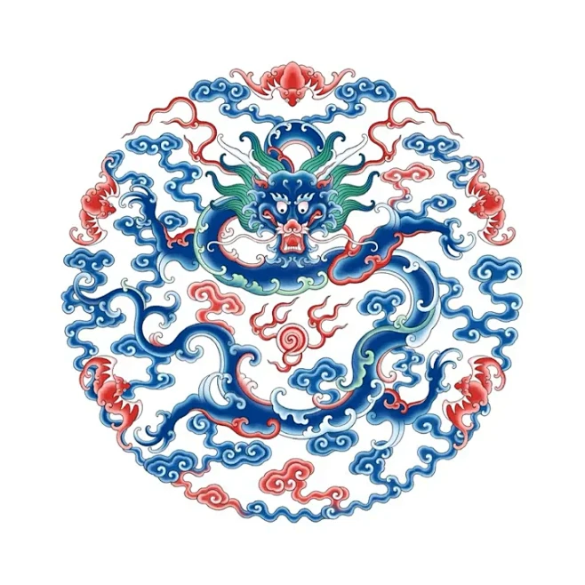 中国龍纹之团龍纹/色彩篇