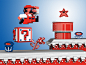 Super Mario Showdown 3D illustration.