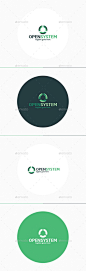 Open System � Letter O - Logo Design Template Vector #logotype Download it here: http://graphicriver.net/item/open-system-logo-letter-o/13122796?s_rank=1738?ref=nesto