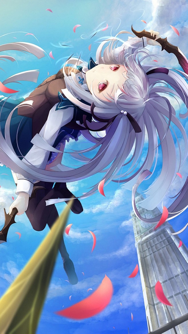绝对双刃 「白发少女」