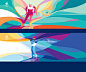 Winter Sport 2011 Astana-Almaty : Illustration for 7-th Asian Winter Games | Astana - Almaty 2011