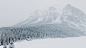 General 2048x1152 nature mountains winter snow landscape forest white mist cabin snowy peak