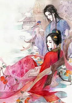 古言·唯美古风·插画壁纸 来自网络​