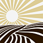 田地生态农业图标高清素材 土地 太阳 生态农业 生态农业LOGO 生态农业图标 生态农业科技 生态化 免抠png 设计图片 免费下载
