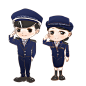 千库网_手绘人民守护神警察_元素编号11259520