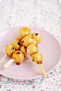 Mitarashi dango | Japanese Sweet | Pinterest