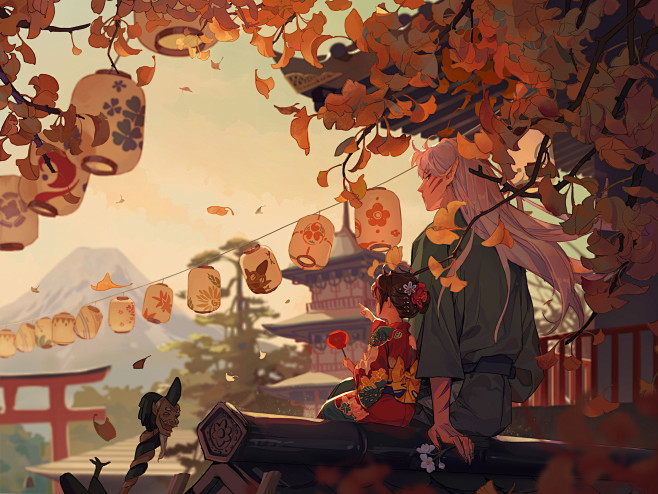 杀玲 灯会_Mmmilk___插画师作品...