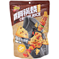 味咔嘿料锅烧大米黑米脆锅巴麻辣小龙虾小黄鱼秘制烧烤味休闲零食-淘宝网