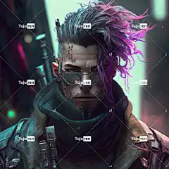 赛博朋克 游戏 壁纸 技术 凉爽的 未来 漂亮的 机器人技术