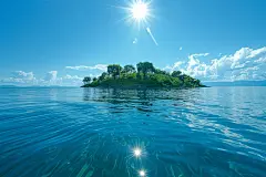 大海海岛自然风景壁纸