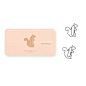 Midori D-Clips Paper Clips / Squirrel