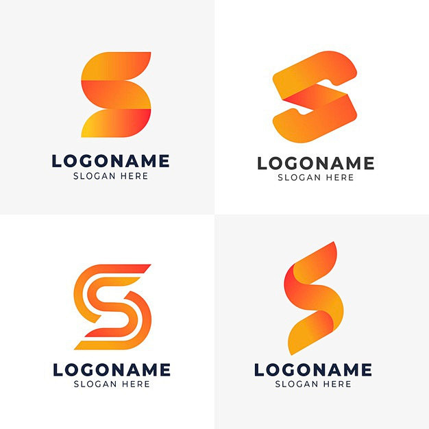 字母S，logo标志矢量图素材