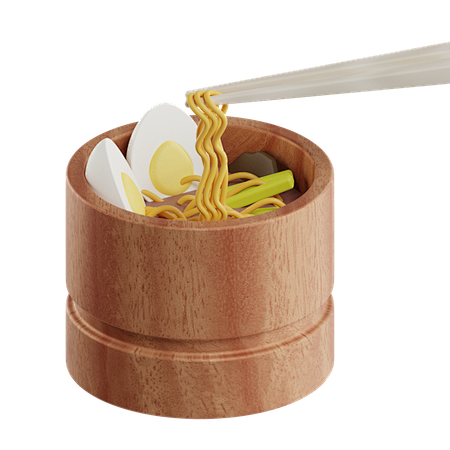 Udon 3D Illustration