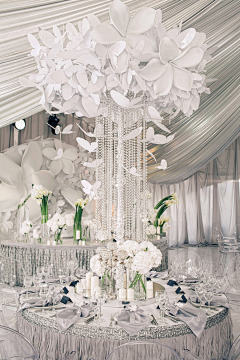 杨明2019采集到Wedding Flowers ——桌花