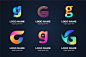 Free Vector | Gradient g letter logo pack : Download this Free Vector about Gradient g letter logo pack, and discover more than 44 Million Professional Graphic Resources on Freepik. #freepik #vector #glogo #gradientlogo #logotemplates