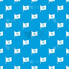 式样,海盗船旗,海盗,几何形状,危险,图像,重复