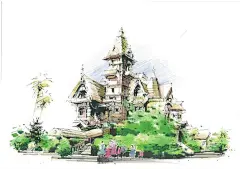 建筑手绘表现QQ空间：http://97043106.qzone.qq.com