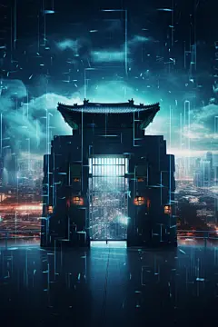 机械感开门红宣传背景图