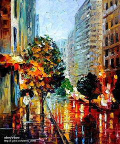 TonyMax采集到Leomid Afremov