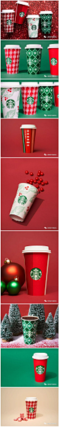 【星巴克2018圣诞杯包装设计】
这个圣诞，被这些品牌的设计“美瞎了”！
