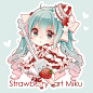 「Strawberry tart Miku / 草莓塔初音 ✧*｡」/「奈々」の漫画 [pixiv]