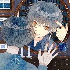 插画图集二次元薄涂人物男 (8)