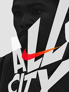 Nike NBA All Stars 海报-古田路9号-品牌创意/版权保护平台