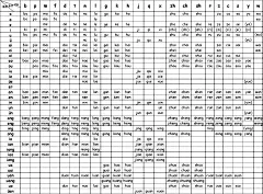 小学生汉语拼音音节表(完整版)(1)