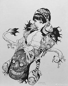 瓜瓜瓜瓜ggg采集到线稿