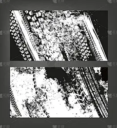 轮胎海报Grunge背景