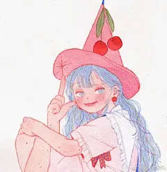 Art丨韩国插画师 Fommy 笔下少女风格的插画，独特个性魅力～ ​​​​