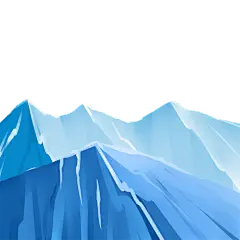 冰山雪山雪景冰川PNG素材