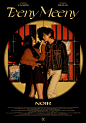 a movie poster for the film noir starring two people in front of a jail cell