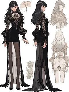 维多利亚 | 角色设计 | 《城堡中的秘密》服设