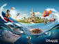 Disneyland on Behance