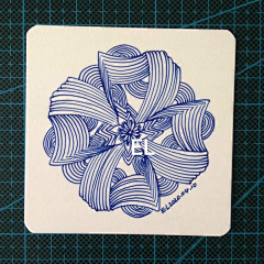 晴希琳采集到缠绕画