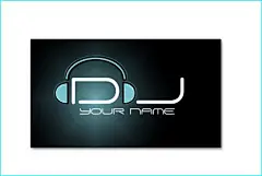 -一组精美的音乐行业名片设计