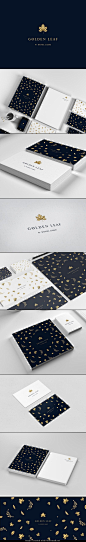 #branding Golden Leaf by Daniel Lasso on behance : http://www.behance.net/gallery/Golden-Leaf/13654323: 