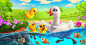 rabbit ducks : work done for FUNPLUS promotional game